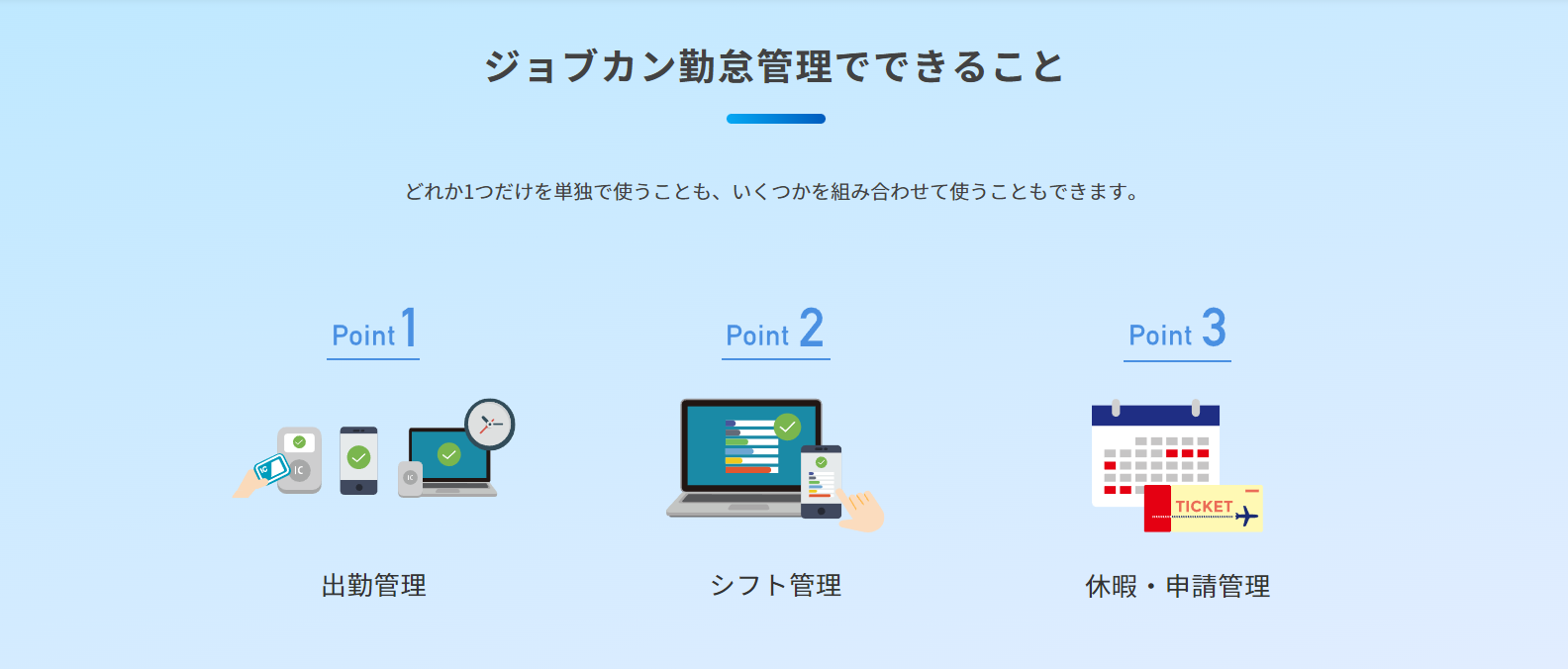 ジョブカン勤怠管理 公式サイト